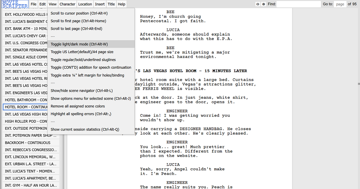 Movie Scripter Screenshot